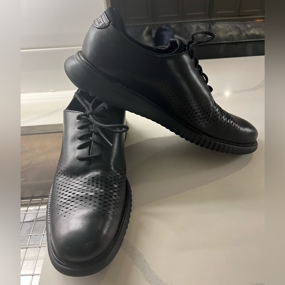 Black Cole Haan Men’s shoes size 10.5 - Picture 2 of 5